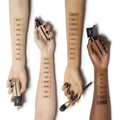 all hours foundation ysl shades.